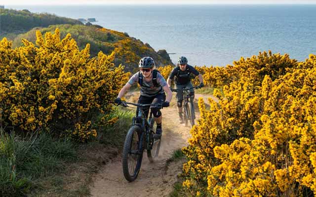 Vélo sur la Côte d'Ajoncs